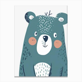 Bear Illustration 5 Canvas Print