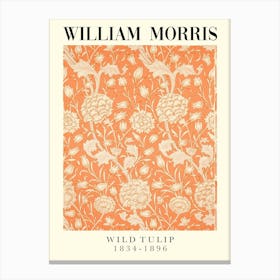 William Morris Wild Tulip Canvas Print