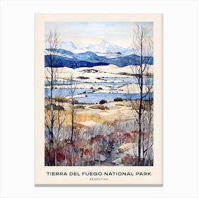 Tierra Del Fuego National Park Argentina 3 Poster Canvas Print