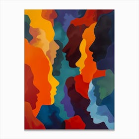 'People' 4 Canvas Print