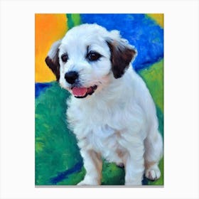 Portuguese Podengo Pequeno Fauvist Style dog Canvas Print