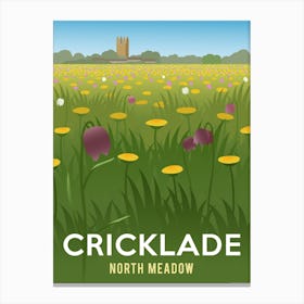 Cricklade North Meadow Canvas Print