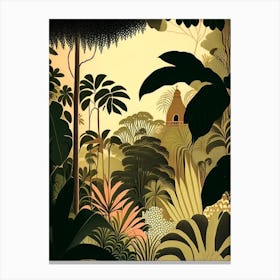 Hidden Paradise 2 Rousseau Inspired Canvas Print