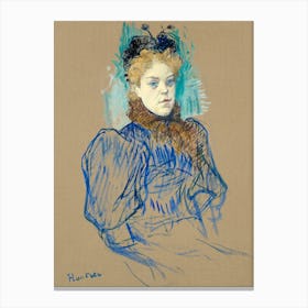 May Milton (1895), 1, Henri de Toulouse-Lautrec Canvas Print