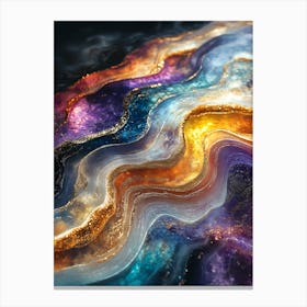 Stunning Whimsical Marble 21 Canvas Print