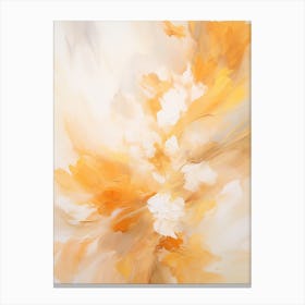 Autumn Gold Abstract Painting 3 Canvas Print