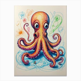 Octopus 5 Canvas Print