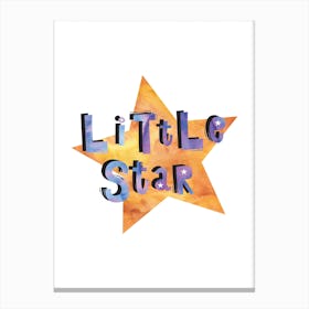 Little Star Canvas Print