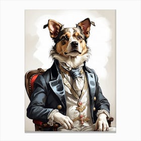 Victorian Dog Canvas Print