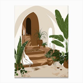 Mediterranean Interior 4 Canvas Print