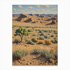 Desert Landscape Canvas Print