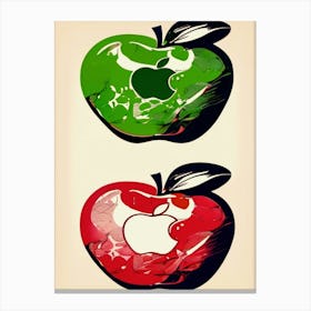 Apple Painting Canvas Print