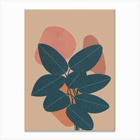 Botanical Leaves Canvas Print