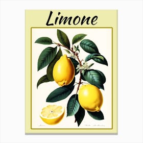 Lemon Canvas Print