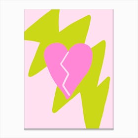 Electric Heart 1 Canvas Print