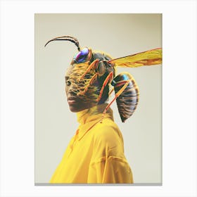 "Unearthly Bee Fashion Art" Canvas Print