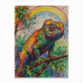 Rainbow Chamelon 1 Canvas Print