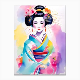 Geisha 71 Canvas Print