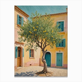 Mediterranean Tree Canvas Print