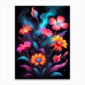 Colorful Flowers 2 Canvas Print