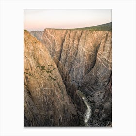 Black Canyon Colorado Canvas Print