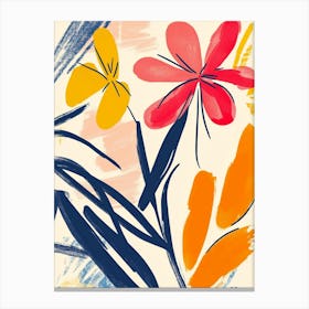 Abstract Floral Painting 49 Canvas Print