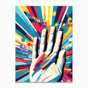 Pop Hand Canvas Print