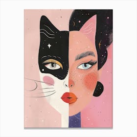 Cat Face Canvas Print Canvas Print