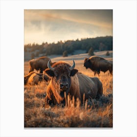 Bison Canvas Print