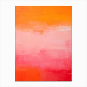 Orange And Pink Canvas Print