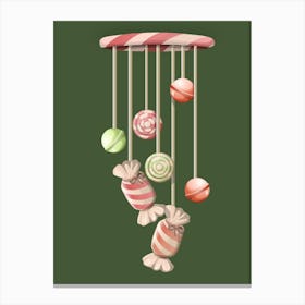 Candy Cane Mobile Canvas Print