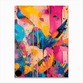 Colorful Birds Canvas Print