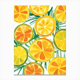Oranges In The Summer Canvas Print