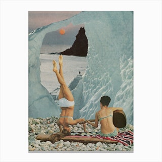 Pebble Beach Canvas Print