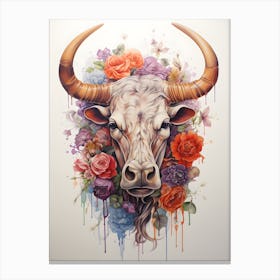 Bull Head 1 Canvas Print