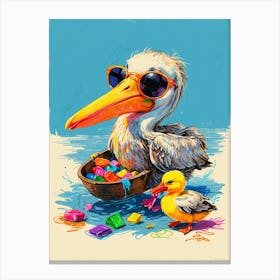 Pelican Canvas Print 1 Canvas Print