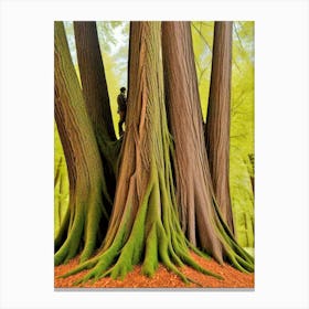 Tree Trunks 2 Canvas Print