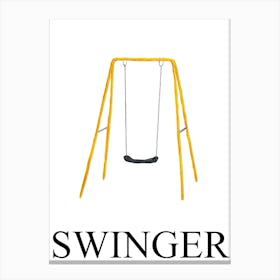 Swinger Leinwandbild