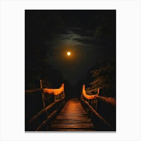 Moonlight Bridge 2 Canvas Print