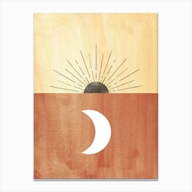 Sun And Moon 1 Canvas Print