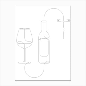 Wine Training Canvas Print