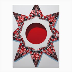 Red Star Canvas Print