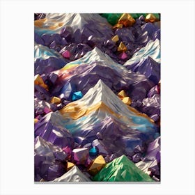 Paper Mountains Canvas Print