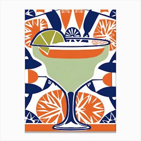 Cheers to Margarita: Artistic Refreshment Canvas Print