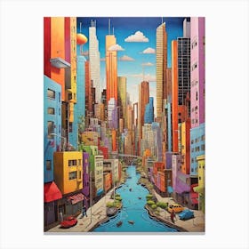 Cityscape 14 Canvas Print