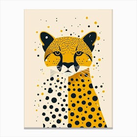 Yellow Cougar 1 Canvas Print