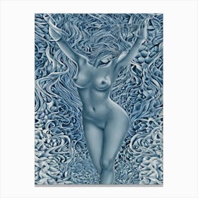 Blue Nymph Canvas Print