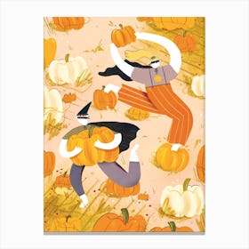 Pumpkin Pinchers Canvas Print