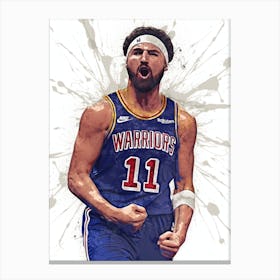 Klay Thompson Golden State Warriors Canvas Print