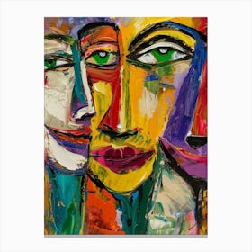 Three Faces 6 Canvas Print